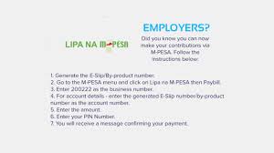 How to pay nhif through mpesa. How Employers Can Pay For Their Staff S Nhif Contributions Via Mpesa Tuvuti
