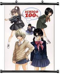 Amazon.com: Ichigo 100 Percent Anime Fabric Wall Scroll Poster (32