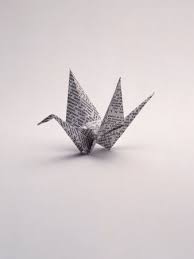 Origami Crane On White Photographic Print Howard Sokol Art Com Origami Crane Origami Photographic Print