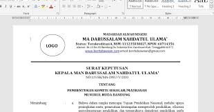 Nip 1965040719880320 08 guru kelas iv.a budi firdaus. Sk Komite Madrasah Cara Golden