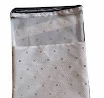 Mesh Bag Fabric Zipper Bags Foska Film Cover Mesh Polyester Office Student  Fabric Zip Bag