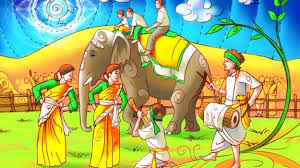 Happy Bohag Bihu Of Festivities Traditional Assamese Food Ndtv Food On the first day of the bhogali bihu festival, known as uruka, young men construct 'mejis' or 'bhelaghars' with bamboo and wood pieces in farmland or open. happy bohag bihu of festivities