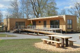 Modulhaus Aus Holz Haus Fachwerkhauser Holzterrasse
