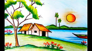 Landscape Drawing Coloured At Paintingvalley Com Explore Collection Of Landscape Drawing Coloured Find & download free graphic resources for sketch.