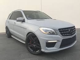 Mercedes Benz Ml63 Amg Black On Black Wrapped Matte Grey One Owner Clean Carfax Mercedes Benz Suv Benz Mercedes Benz