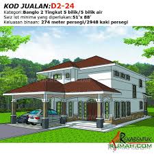 Rumah banglo rekaan lama dimodenkan jadi viral kerana murah dan. Perkongsian Pelbagai Contoh Pelan Rumah Banglo Setingkat Terkini Deko Rumah