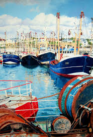 Kilmore Quay Trawlers Ii Wexford Ireland Oil On Canvas By Irish Artist Laura Gibney Wexford Ireland Irish Culture County Wexford