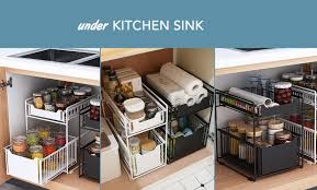 We did not find results for: Black Steel Under Sink Organizer And Storage Bathroom Kitchen Under Sink Organizer Sliding Under Sink Drawer Cleaning Supplies Under Sink Storage 2 Tier Countertop Organize Rack