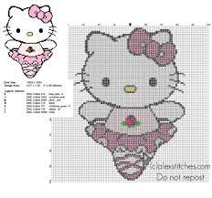 10 w x 7 h Hello Kitty Cross Stitch Pattern Free Download Novocom Top