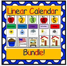 Linear Calendar Cards Worksheets Teaching Resources Tpt