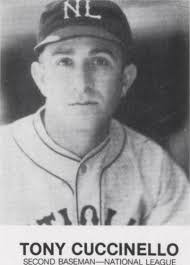 TONY CUCCINELLO(D-1995)Signed 1978 TCMA Card w/8 x 11 Display  w/Stats/Photo/Obit