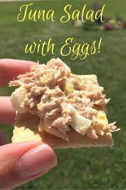 Tuna Salad With Eggs A Childhood Favorite Recipe Recipes Tuna Salad Recipe Healthy Recipes