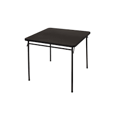Cosco 34 In Abs Top Black Folding Table 14439blk1e The Home Depot Folding Table Portable Table Cosco