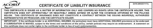 How to read a certificate of insurance | first, verify. A Certificate Of Insurance Supreme Court Decision You Must Read Today Insurance Commentary With Bill Wilson