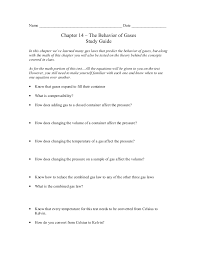 Everett community college tutoring center student support services program. Chemistry Chp 14 The Behavior Of Gases Study Guide