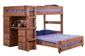 Sierra twin space saver loft bed with desk & storage. Harriet Bee Choe Full Over Full Solid Wood L Shaped Bunk Beds With Built In Desk Reviews Wayfair