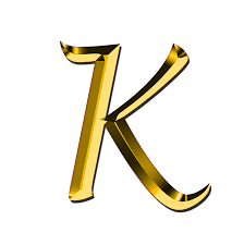 Vitamin k is perhaps one of the lesser known vitamins, but it plays an important role in your overall health. Letter K In Gold 714x720 Wallpaper Teahub Io