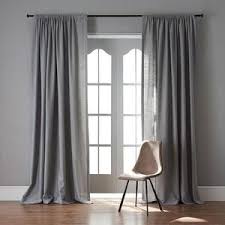 Grey sheer curtains can show your taste. Modern Grey Color Linen Solid Sheer Curtain Window Curtains For Living Dihinhome Home Textile