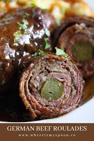 German Beef Roulades Recipe In 2020 Food Beef Roulade Cuisine Recipes