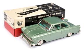 Models from 1970 onward were similar to the ford cortina in the united kingdom. Bandai Japan Tinplate Ford Taunus 17m 4 Dooir Saloon