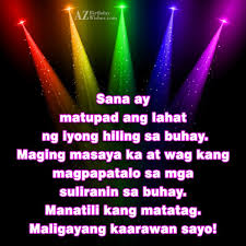 Kaarawan Birthday Message For Father In Law Tagalog Birthday Wishes In Tagalog Page 7