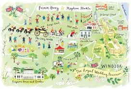 Windsor offline street map, including windsor castle, eton college and legoland. Here S The Ultimate Royal Wedding Procession Map In Windsor Hello