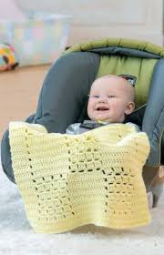 This functional, versatile pattern even includes instructions to make a removable binky holder that attaches to the blanket. Crochet Car Seat Blankets Leisurearts Com