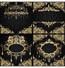 Background design for 18th birthday invitation card Birthday Invitation Black Gold Vector Images Over 12 000