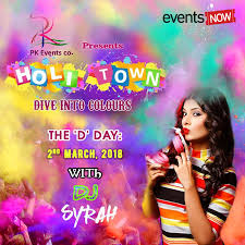 Celebrate Holi The Bollywood Style At Holi Town On 2nd March 2018 At Park Exotica Family Resort Recreation Garden Dan Family Resorts Bollywood Music Bhangra