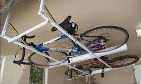 Ideal for rooms with ceilings of 12 feet or less. Horizontal Ceiling Bike Rack For Garage Home Interiors Bike Storage Garage Bicycle Storage Bike Storage