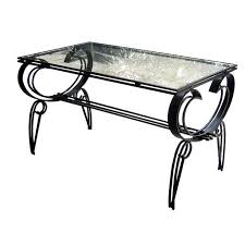 1930s French Art Deco Wrought Iron Glass Coffee Table Stylehive Wrought Iron Glass Acrylic Coffee Table Glass Coffee Table