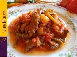 Bistec En Salsa Roja De Jitomate Bistec A La Mexicana Con Papas Bistec A La Mexicana Bistec De Res Recetas Bistec Con Papas