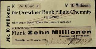, the second largest commercial bank in. Sachsen Chemnitz 10 Mio Mark 21 8 1923 Commerz Und Privat Bank Ag Auf Dresdner Bank Vf Ef Ma Shops