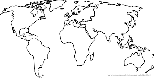 Weltkarte (politisch) übersichtskarte / regionen der welt. Kontinente Malvorlagen A5 Coloring And Malvorlagan