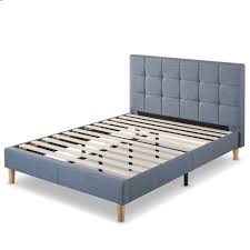 Maybe you would like to learn more about one of these? Queen Lottie Upholstered Platform Bed Frame Light Blue Heather Zinus Target