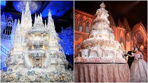 Of cake batter, 4,810 lbs. Proof This Indonesian Bakery Creates The Worlds Most Elaborate Wedding Cakes Luxurylaunches