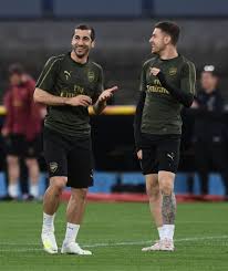 The couple has been married for two years and have one child together. Henrikh Mkhitaryan And Aaron Ramsey Of Arsenal During A Training Henrikh Mkhitaryan Soccer Guys Arsenal