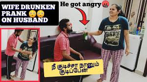 14:50 just for laughs gags recommended for you. Drunken Prank On Husband Tamil Completely Insane Funny Couple Video Adi And Mahi Youtube