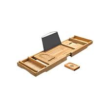 With compartments for soap, books, your laptop. Bamboo Bathtub Tray Bathtub Tray Songmics