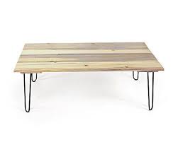 Slat Coffee Table Raw Steel Coffee Table Raw Steel Table