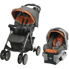 Graco Grey Orange Spree Classic Connect Stroller Carseat Travel System Travel Systems For Baby Travel System Baby Strollers
