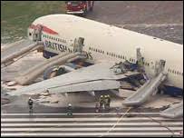 Image result for London Heathrow airplane crash