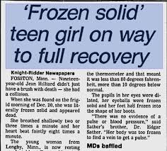 Maybe you would like to learn more about one of these? Miracle On Ice Mystery Of The Minnesota Woman Who Was Frozen Jewish Business News