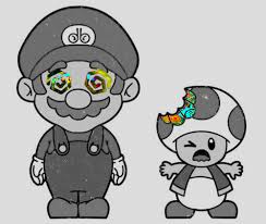 Trippy Mario Sanat Dovme Sanati Dovme