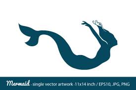 Download Mermaid Single Vector Artwork Graphic By Biljanacvetanovic Creative Fabrica In 2020 Vector Artwork Vector Graphics Illustrations Vector PSD Mockup Templates