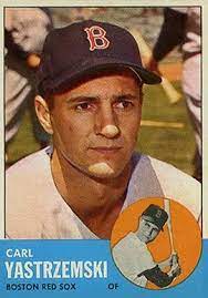 1960 topps carl yastrzemski rookie reprint card. 1963 Topps Carl Yastrzemski 115 Baseball Card Value Price Guide Carl Yastrzemski Baseball Cards Baseball Card Values