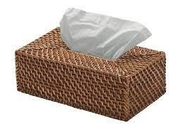 Kouboo Rectangular Rattan Tissue Box Cover Honey Brown By Kouboo Amazon In Home Kitchen
