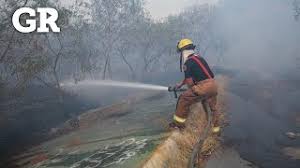 Santa catarina algo fuerte pasó. Alarma Incendio En Lecho Del Rio Santa Catarina Monterrey Youtube