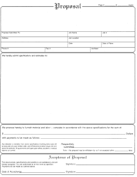 free job proposal templates