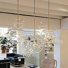5151buyworld Kronleuchter Kreative Klarglas Bubble Ball Led Pendelleuchte 7 Licht 34 Blase Esszimme Lyustry Dlya Gostinoj Vnutrennee Osveshenie Sovremennaya Lyustra